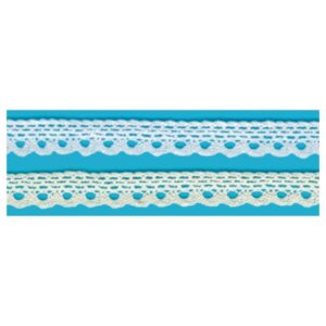 Encajes bolillo Blanco y Beige