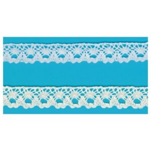 Encajes bolillo Blanco y Beige