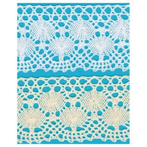 Encajes bolillo Blanco y Beige